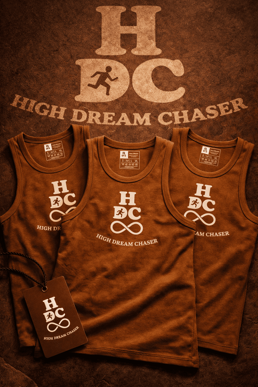 HDC Monogram Tank Brown alternate