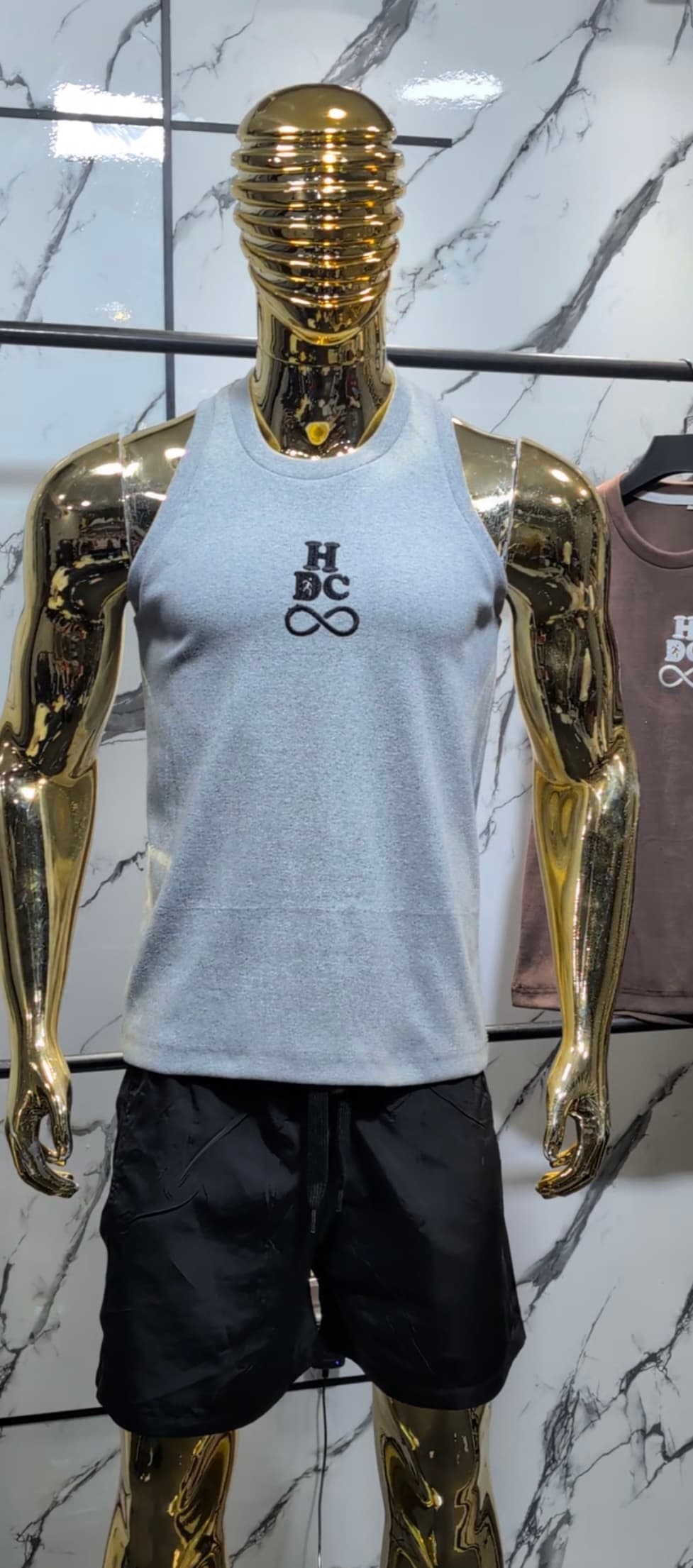 HDC Monogram Tank Ash