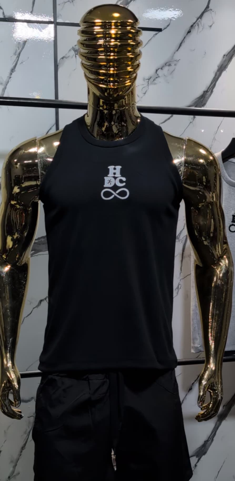 HDC Monogram Tank Black